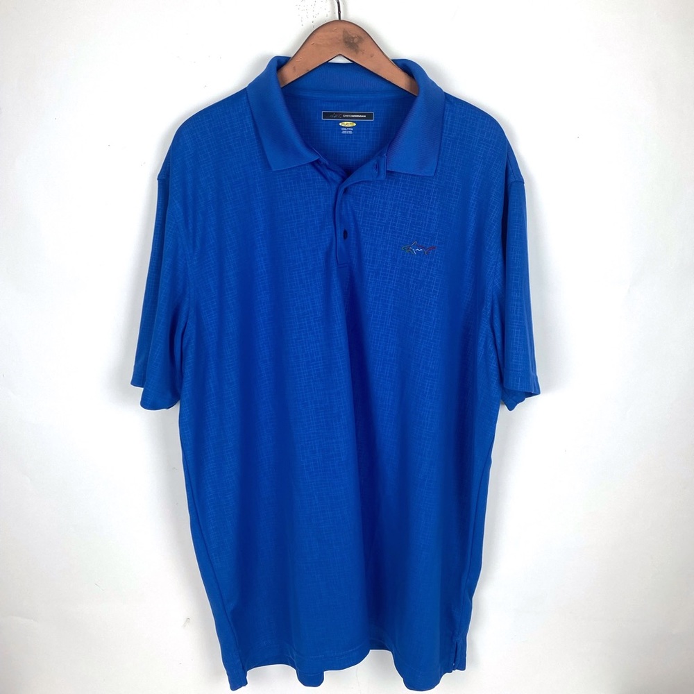 Greg Norman Mens Golf Polo Shirt Blue XXXL